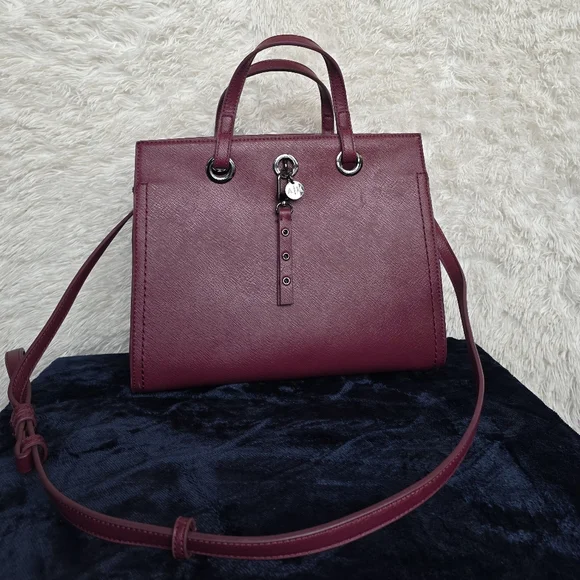 Armani Exchange Deep Burgundy Tote - Picture 2 of 7